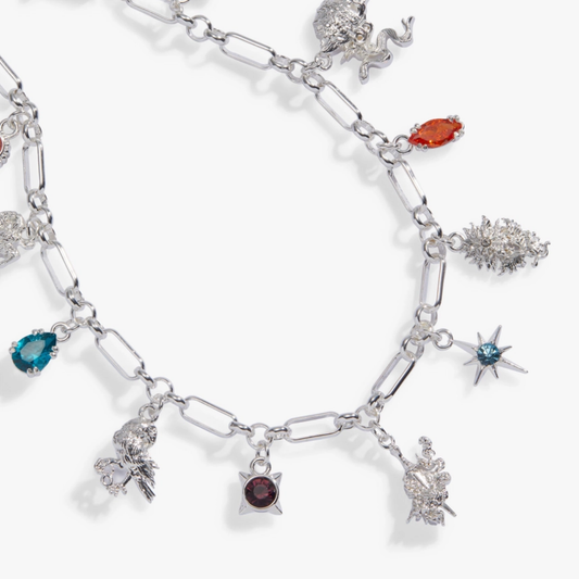 A Court of Thorns and Roses Book Covers Charm Toggle Bracelet